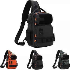 로드 홀더와 조절 가능한 스트랩이 있는 샤르딤 다용도 낚시 백팩