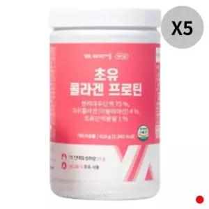 [하프클럽/기타]비타민마을 초유 콜라겐 단백질 프로틴 칼슘 420g X5