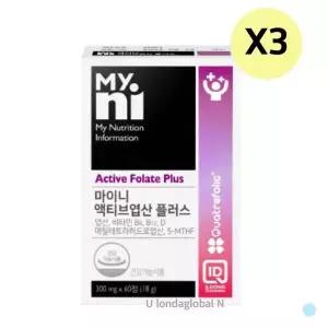 [하프클럽/기타]마이니 액티브 엽산 플러스 임신 준비  6개월분