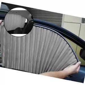 글로 차량용 햇빛가리개 4p세트 실버 자석 자석커튼