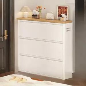 옷 서랍장 드레스룸 미니 아이보리 메이플 광폭 틈새 3단 고무나무 수납장