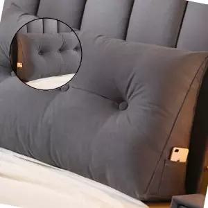 글로 침대 삼각 등받이쿠션 100cm 딥 그레이 등베개