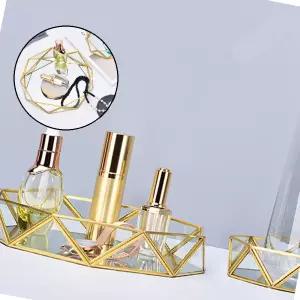 글로 골드 미러 소품트레이 24.5x4.5cm 진열대 고급트레이