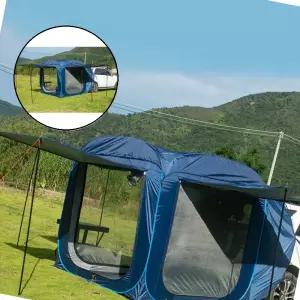 글로 SUV 셀터 오토 캠핑 차박 텐트 블루 도킹텐트