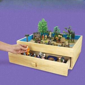 스말켓 모래놀이 상자 휴대용 촉감 트레이 상담치료 엔젤스 테이블