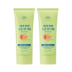 이지하우스 해피바스 필쏘굿 시카진정 수분 선크림 80ml 2개 639138
