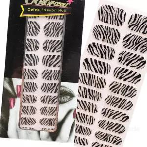 글로 네일스티커 쥬얼 지브라 네일재료도구 실리콘네일홀더