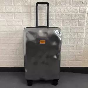 구겨진 캐리어 하드 레트로 스크래치 디자인 특이한 인치 보관함 기내용 경량