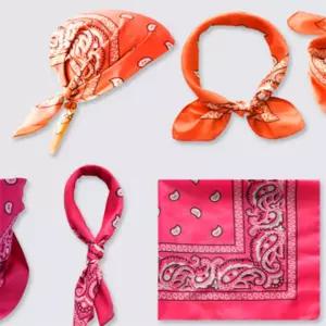 다올 다용도 두건 손수건 페이즐리손수건대형