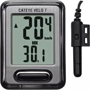 CATEYE 유선 자전거 컴퓨터 - 입문용 속도계 및 주행 거리계 초보 자동 시동/정지 도로 MTB 자갈 자전거를