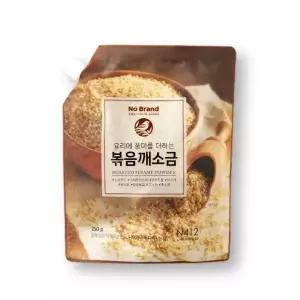 노브랜드 고소하고 맛있는 볶음 깨소금 250g 4개 식사 외식 점심시간 한식 정식 중식