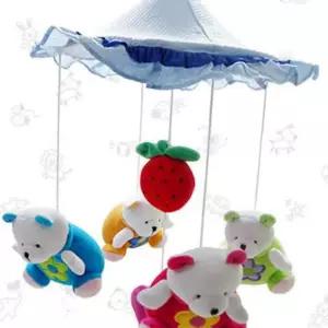 (다올)프랜즈베이비 딸기곰 더블모빌 칼라모빌 흑백모빌