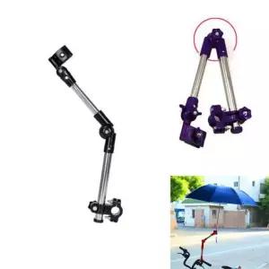 유모차 우산 거치대  각도조절 높이 회전 클립 부착 아기 산책 암밴드