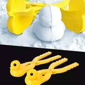 (다올)눈사람 찍기틀 오리 모양틀 스노우볼 클레이