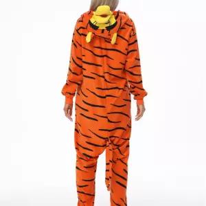 동물잠옷 캐릭터 올인원 파자마 플리스 점프 호랑이 커플 홈웨어 심쿵해외구매