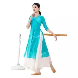 고전무용복 치파오 무용복 현대무용 의복 공연의상 고전 한국무용복 공연복 여상의 선녀