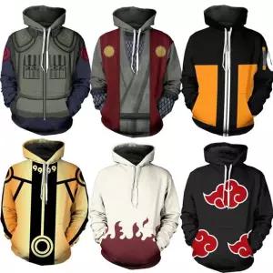 나루토 코스튬 후드 할로윈 데님 후드집업 티 이타치