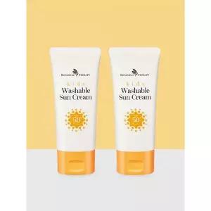 보타니컬테라피 키즈 워셔블 썬크림 유기자차 60ml 2개