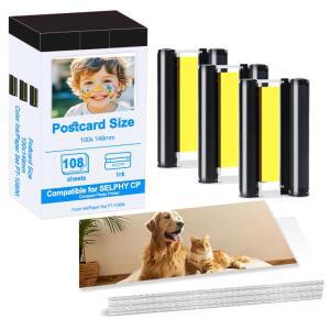 Canon Selphy CP1300 CP1500 CP1200 CP1000 포토 프린터 KP-108IN KP-36IN Selphy 잉크와 호환되는 인화지