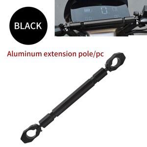 오토바이 핸들바 핸들 그립 조절 가능한 크로스바 클램프 밸런스 브래킷 조절기 스티어링 휠 보강 22mm