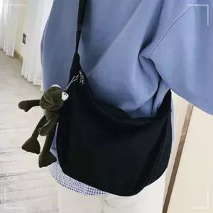 크로스바디백 힙색 캔버스 스포츠가방 대학생 캐리어백팩 여행용가방 20I WB4805A 블랙