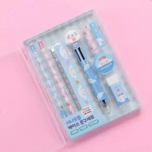 바로픽 산리오 케이스 문구세트 시나모롤 1p 캐릭터문구 귀여운케이스 어린이선물 귀여운디자인 어린이선물