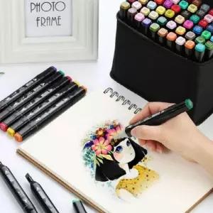 세트 60 디자인 마카펜 드로잉 미술 80색