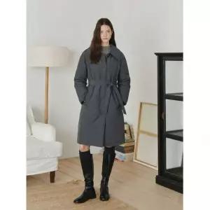 (더틸버리) 벨티드 하프 덕다운 코트 TRBM2PD03W