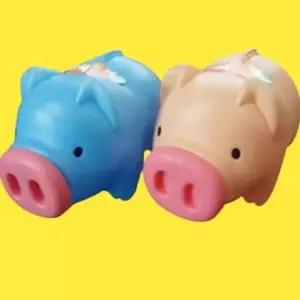 [문구] 저금통 인테리어 소품 돼지 모양 저축 용돈 저축통 플라스틱