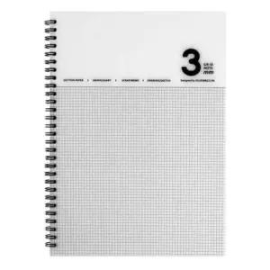 [문구] 모눈노트 정리용 PP 그리드 노트 랜덤 3mm 모눈공책 학습노트