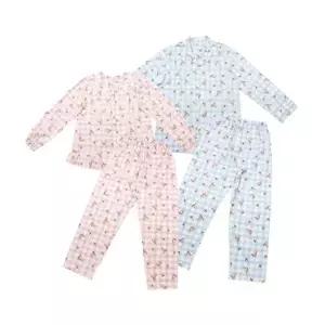 [갤러리아] [비비안]곰돌이프린트 60수아사 순면 커플잠옷 WP8887R/MP8887A