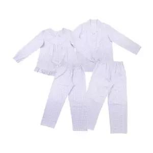 [갤러리아] [비비안]뱀부 선염체크 파스텔 커플잠옷 WP8889R/MP8889A