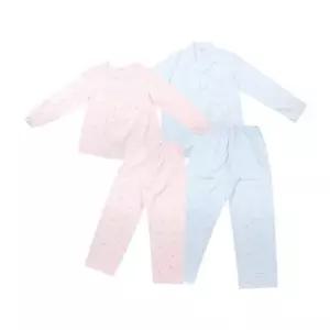 [갤러리아] [비비안]스트라이프 플라워나염 면모달 커플잠옷 WP8890R/MP8890A