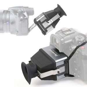 [미국배송] 캐논 니콘 펜탁스 소니 DSLR용 3.0인치 및 3.2인치 LCD 화면용 KAMERAR CVF-2 뷰파인더 3X 돋보기