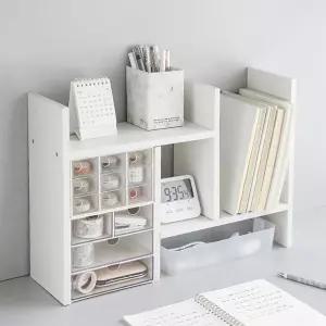 책상 미니 책장 책꽂이 나무 선반/정리/정리함/수납/책상위/데스크/사무실/서랍장/정리대/이동/책상용/회사