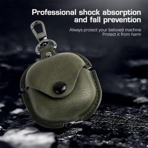 삼성 갤럭시 버드 2 프로 버드 라이브 버드 FE 케이스에 대한 고급 가죽 케이스 블루투스 무선 헤드폰 보호