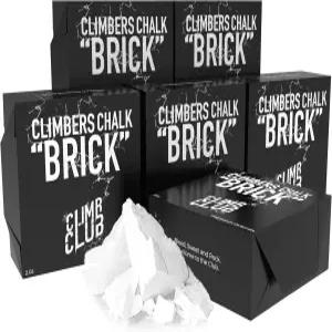 프리미엄 암벽 등반 초크 - 볼더링 및 훈련을 위한 100 탄산 마그네슘 2온스 블록