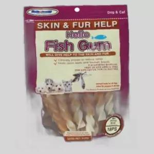 애견껌 헬로도기 연어 치킨 생선껌 1팩 18p