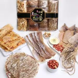 [우리집소싱] 프리미엄 선물세트 순살먹태채 구운아귀포 마른한치 우리집소싱