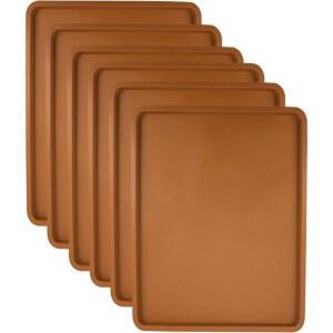 6팩 실리콘 탈수기 트레이 다목적 채소 시트 건조 코소리 논스틱 육포 호환 제품 엣지가 CP267FD 고기 1882689 있는 허브용