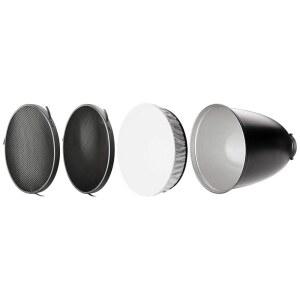 [미국배송] 벌집 격자 및 확산 기능이 있는 웨스트콧 45도 딥 포커스 리플렉터(FJ400 고독스 보웬스 마운트와 호환)