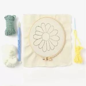 AGT 자수키트 펀치니들 국화 펀칭니들바늘 자수소품