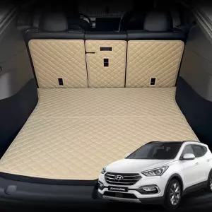 가죽 퀼팅 싼타페DM 전용 등커버 트렁크매트 세트