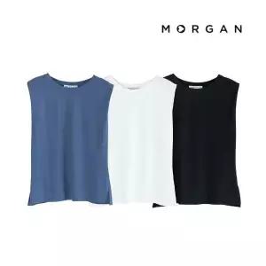 모르간 슬리브리스 티블라우스 3종