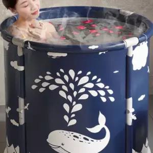 간편하게 사용 접이식 반신욕 이동식욕조 간이 가정용 욕조