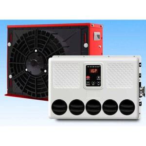 차박용 화물차 주차 버스 냉풍기 카라반 캠핑용 대형 경량 에어컨 차량용 중장비 증발기