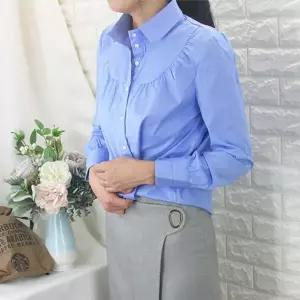 [하프클럽/]eu_면스판 둥근카라BLBOL면남방,기본셔츠,스판셔츠,카라셔츠,면접