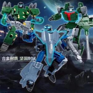 함선 전함 프라모델변신 군인 모델 탱크 전투기, 잠수함 Superion 3 1