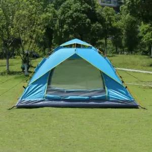 블루 2/3인용 오토원터치텐트 초보캠핑텐트 원터치오토텐트 2인용자동텐트 입문용텐트
