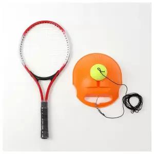 리턴연습 테니스연습 파워샷 테니스 셀프연습 리턴볼 풀세트(52cm) (오렌지)